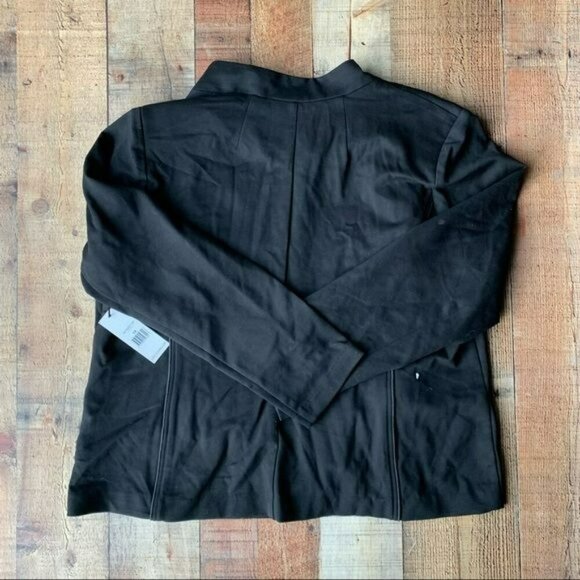 Dex women’s black on button blazer jacket with shoulder pads - XL - Picture 7 of 8